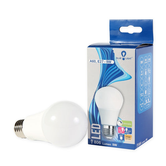 Led 9W E27 806 lm 2700k dimmelhető, Blue Light kép