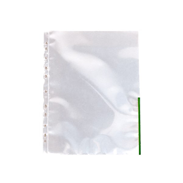 Lefűzhető genotherm ESSELTE A/4 105 mikron zöld szélű narancsos 100 darabos