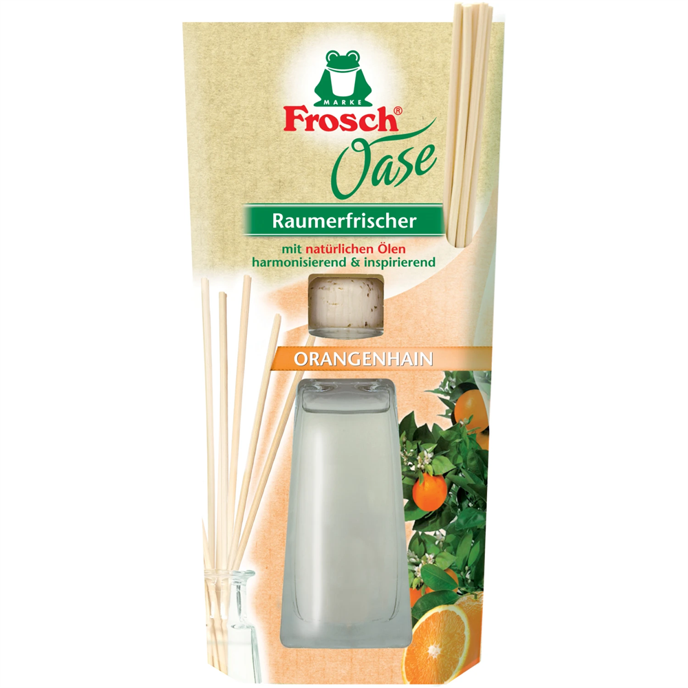 Légfrissítő 90 ml pálcikás Frosch Oase narancs kép