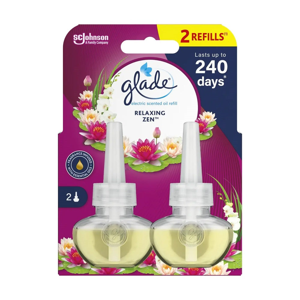 Légfrissítő elektromos utántöltő 2x20 ml Glade® Relaxing Zen/Japán kert kép