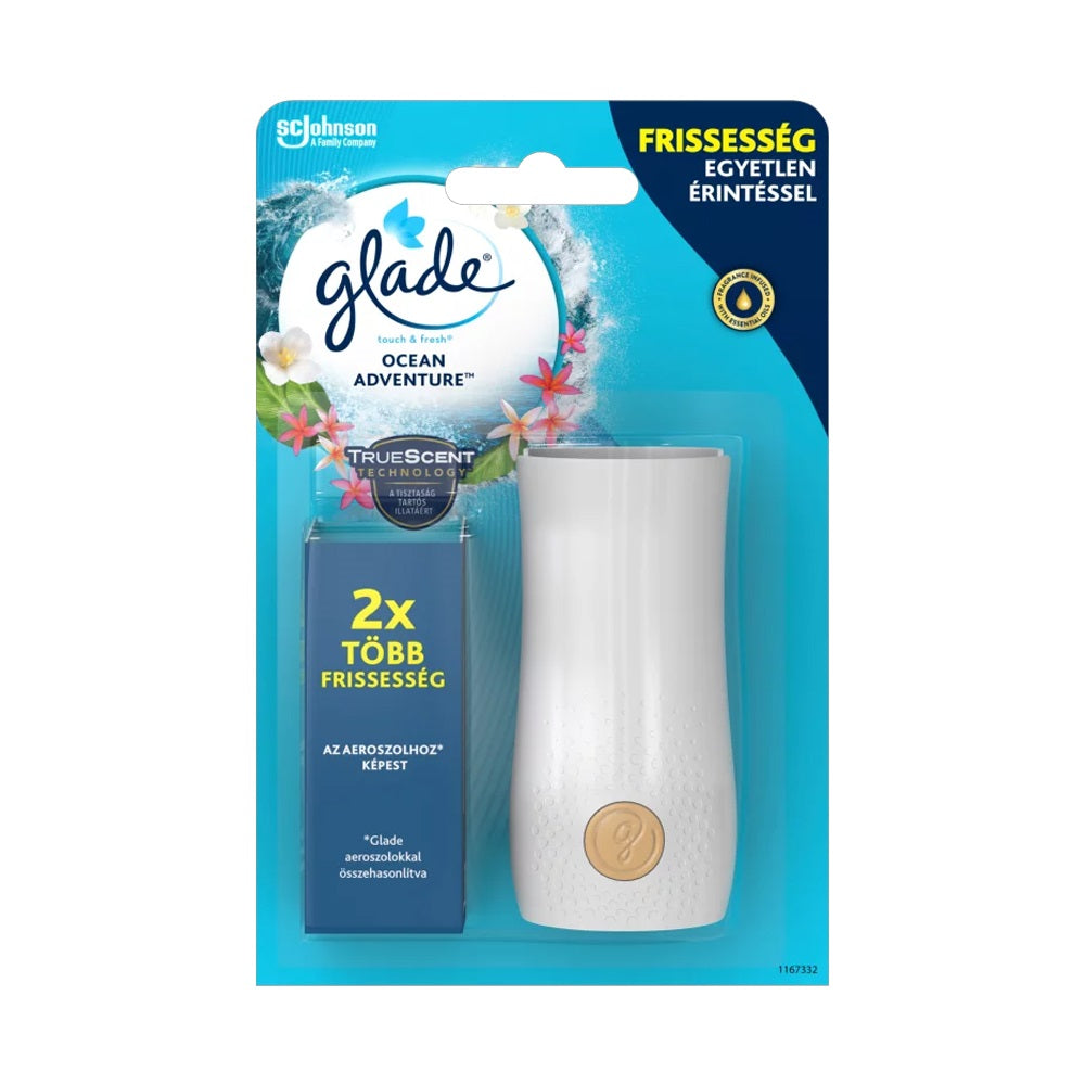 Légfrissítő készülék + utántöltő 10 ml Glade® Touch&Fresh Ocean Adventure kép