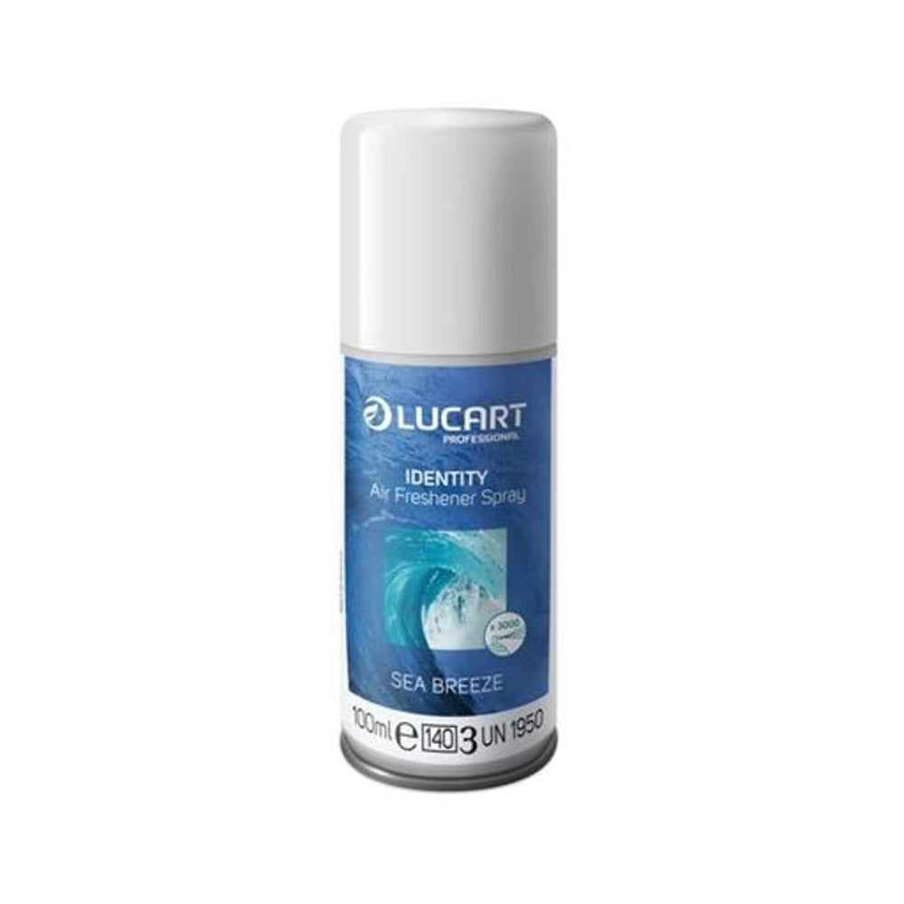 Légfrissítő spray utántöltő 100 ml kék Sea Breeze Lucart_892365 kép
