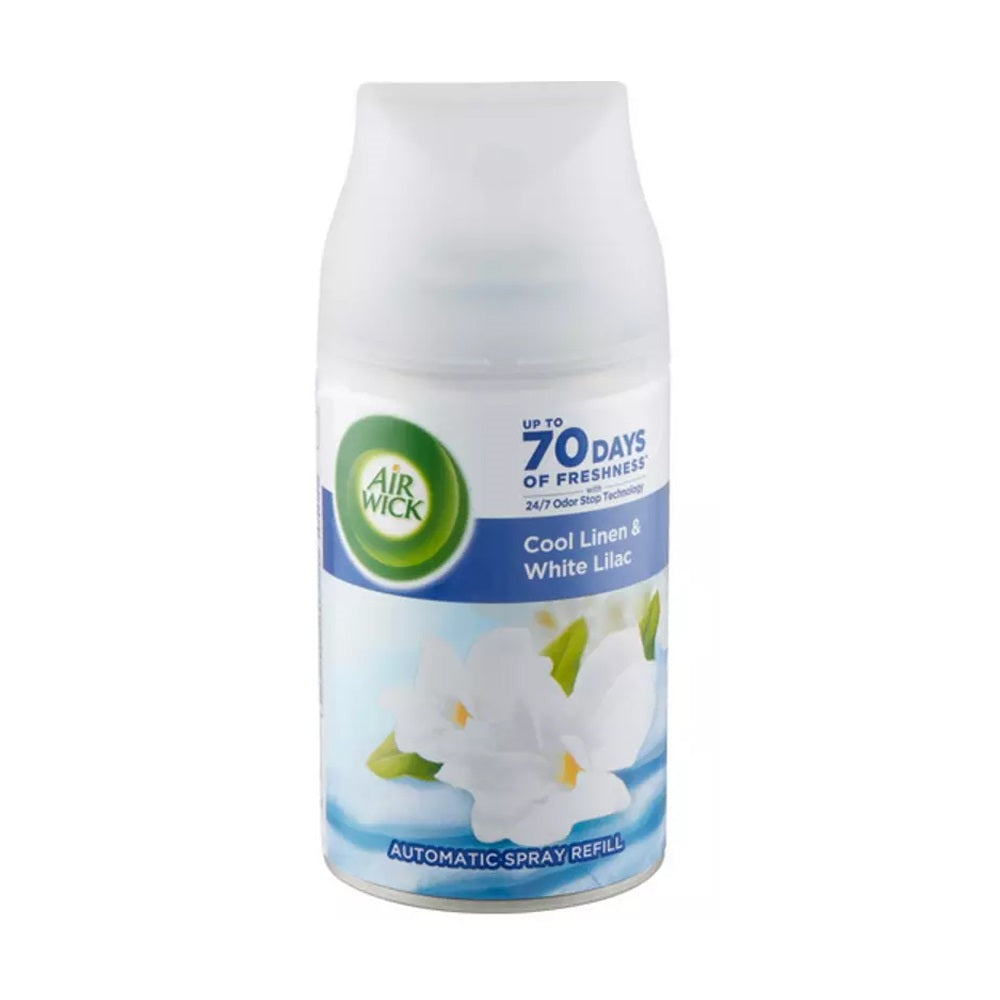 Légfrissítő spray utántöltő 250 ml AirWick Freshmatic Friss Ruha & Fehér Liliom kép