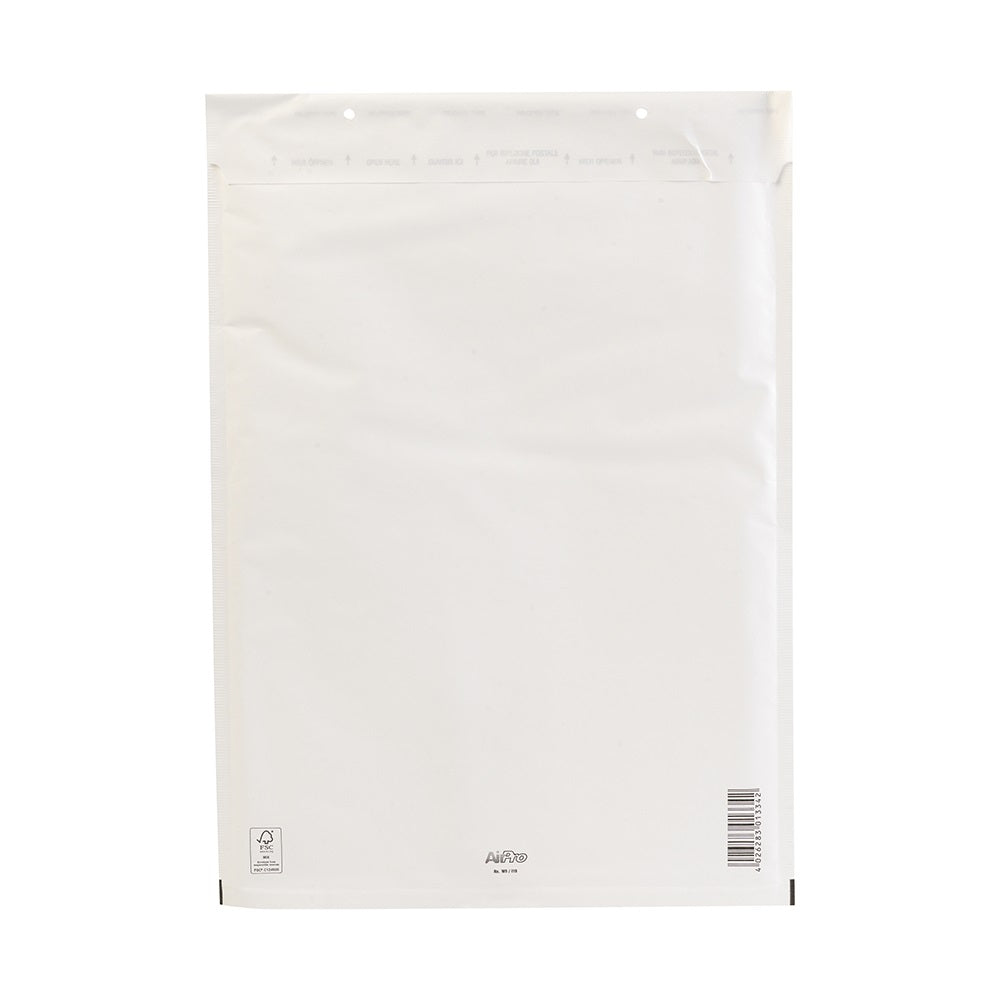 Légpárnás tasak 19/I szilikon külső méret 320x455mm, belső méret 300x445mm, Bluering® fehér kép