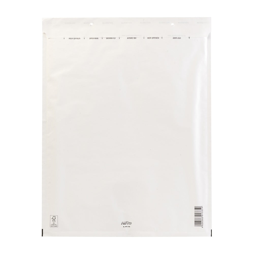 Légpárnás tasak 20/K szilikon külső méret 370x480mm, belső méret 350x470mm, Bluering® fehér kép