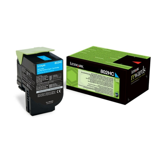 Lexmark CX410/510 toner cyan ORIGINAL kép