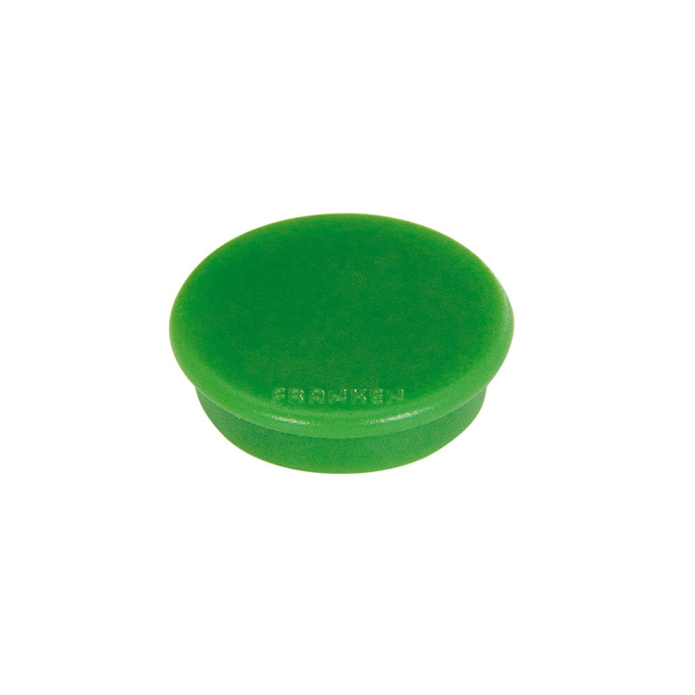 Mágnes 24mm, 10 db/csomag, Franken zöld kép
