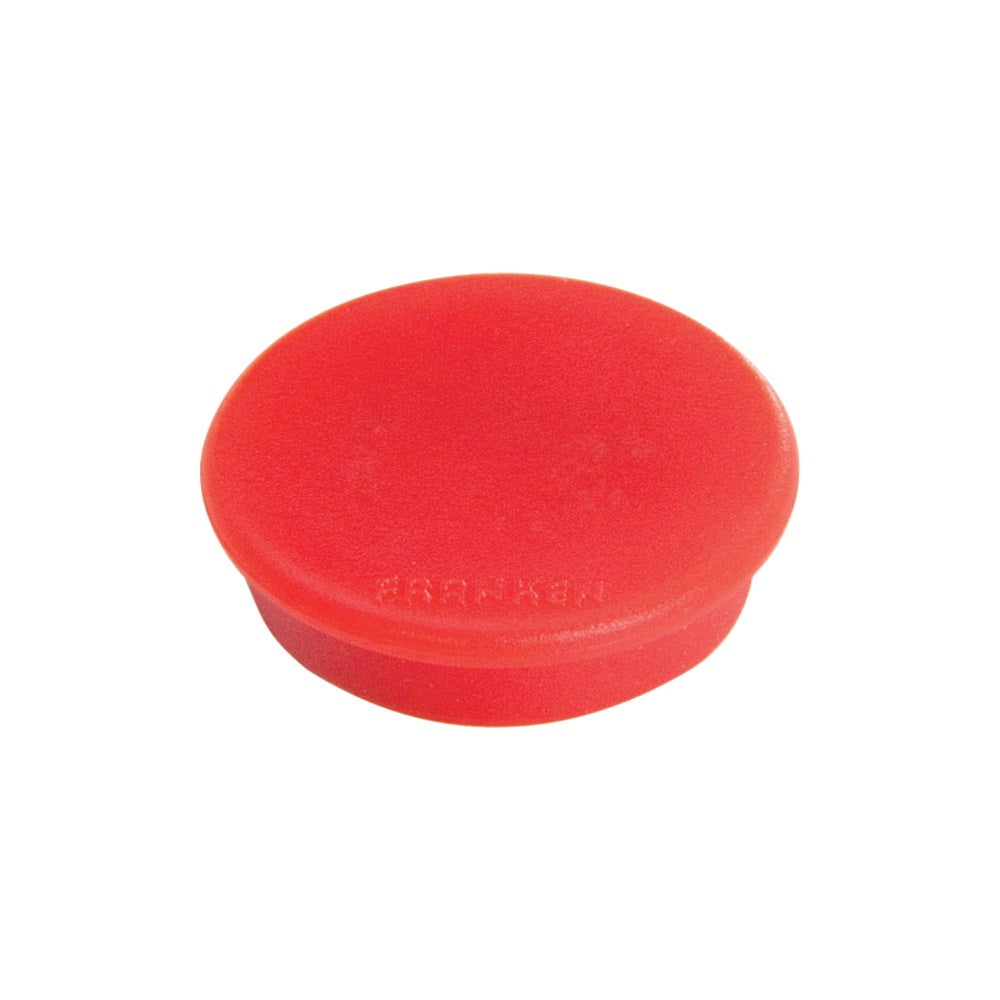 Mágnes 32mm, erősség: 800 g. Franken 10 db/csomag, piros kép