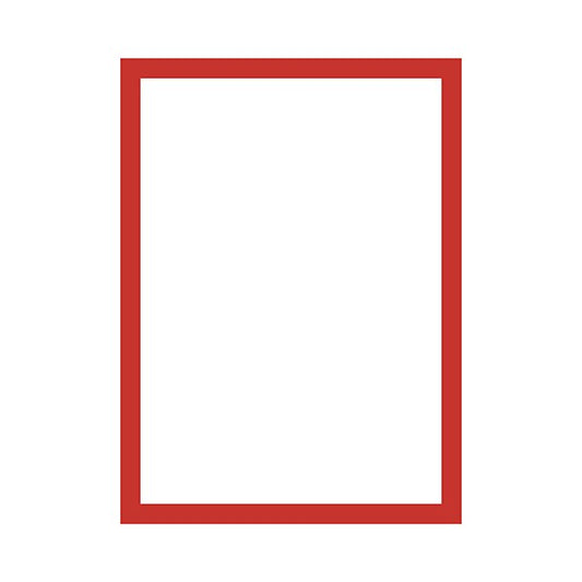 Mágneses keret DJOIS Magneto Pro A/3 317x440mm piros 10 darabos