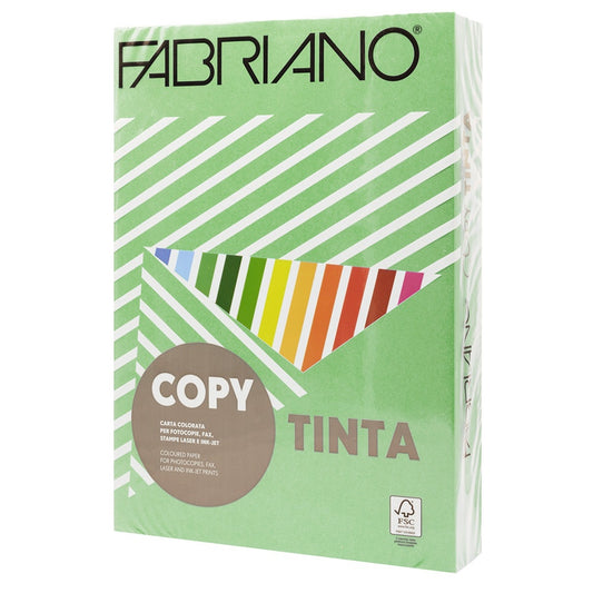 Másolópapír, színes, A3, 80g. Fabriano CopyTinta 250ív/csomag. intenzív zöld/verde kép