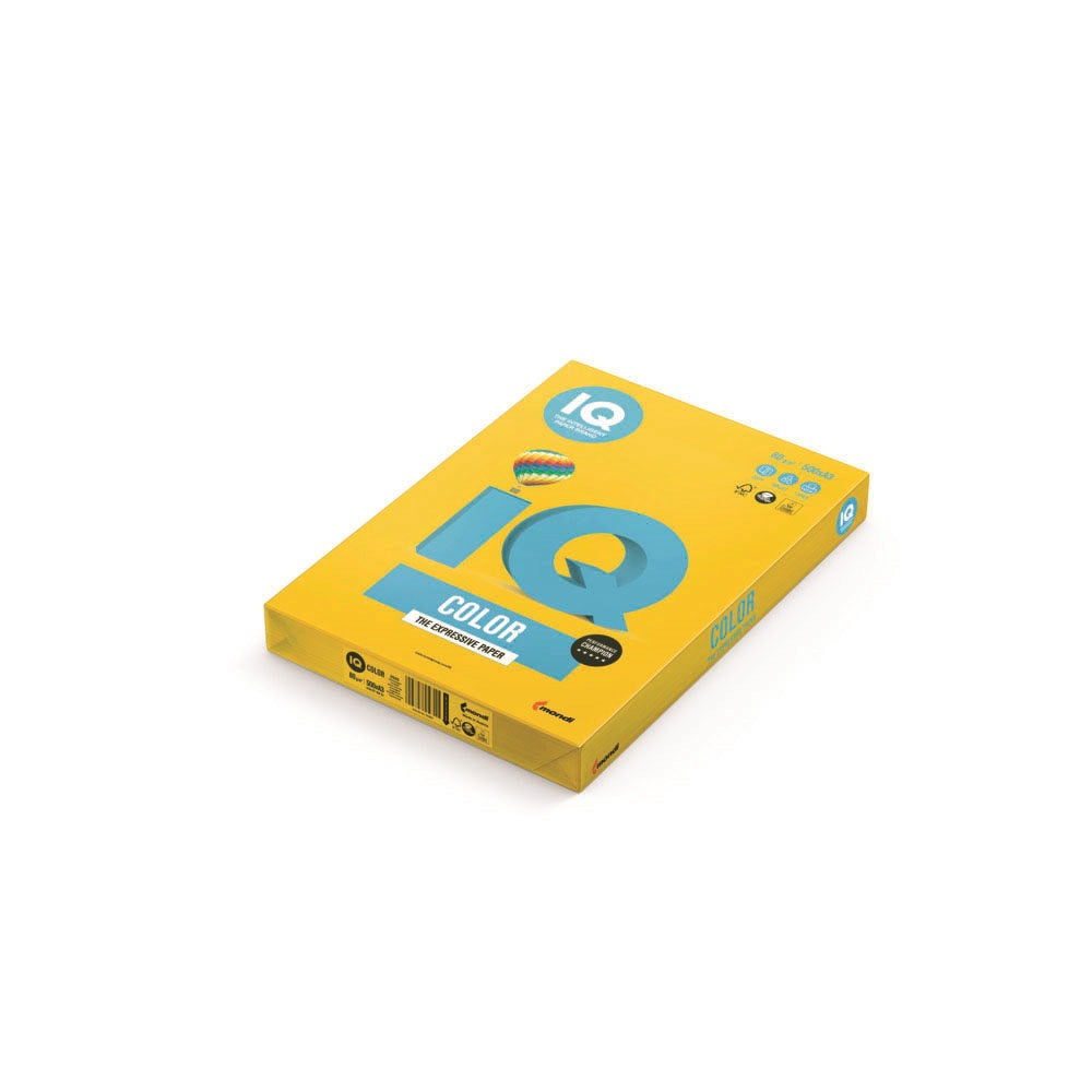 Másolópapír, színes, A3, 80g. IQ AG10 500ív/csomag, trend arany kép