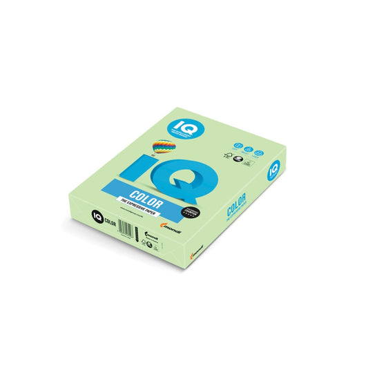 Másolópapír, színes, A4, 160g. IQ Color MG28 250ív/csomag, pasztel almazöld kép