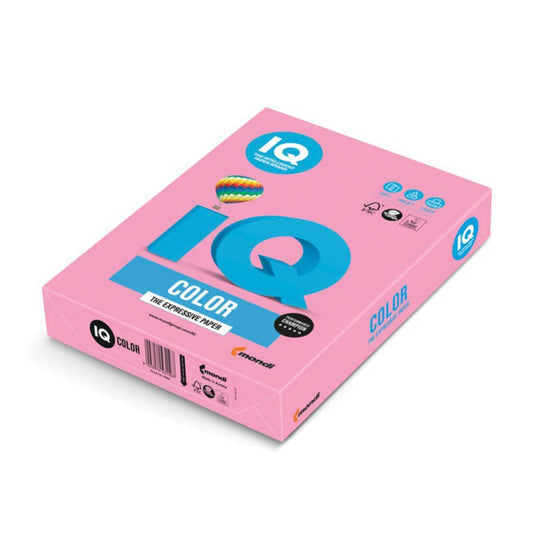 Másolópapír, színes, A4, 160g. IQ Color PI25 250ív/csomag, pasztel rózsaszín kép