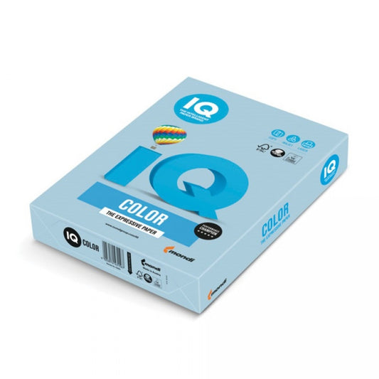 Másolópapír, színes, A4, 160g. IQ PBL29 250ív/csomag, pasztel kék kép