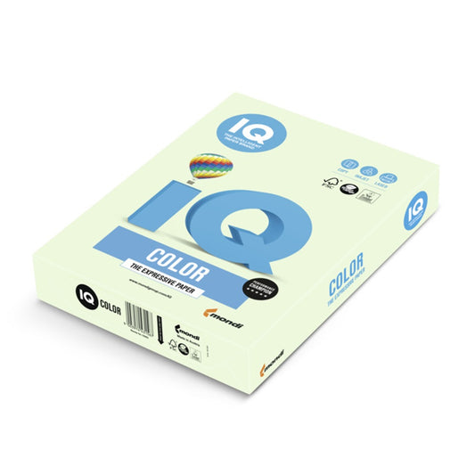 Másolópapír, színes, A4, 80g. IQ GN27 500ív/csomag, pasztell zöld kép