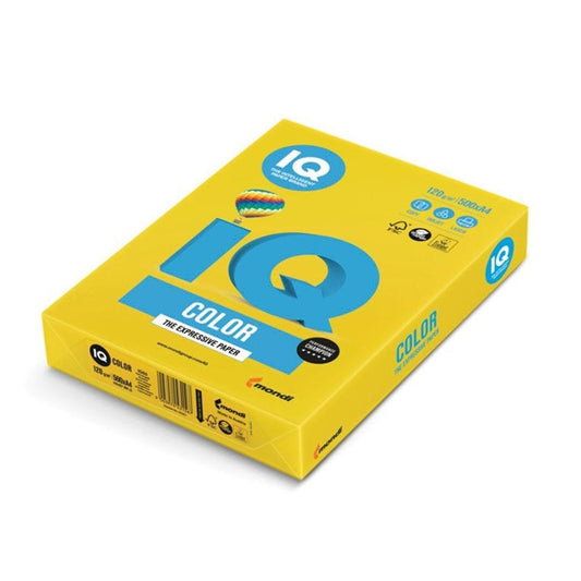 Másolópapír, színes, A4, 80g. IQ IG50 500ív/csomag, intenzív mustár sárga kép