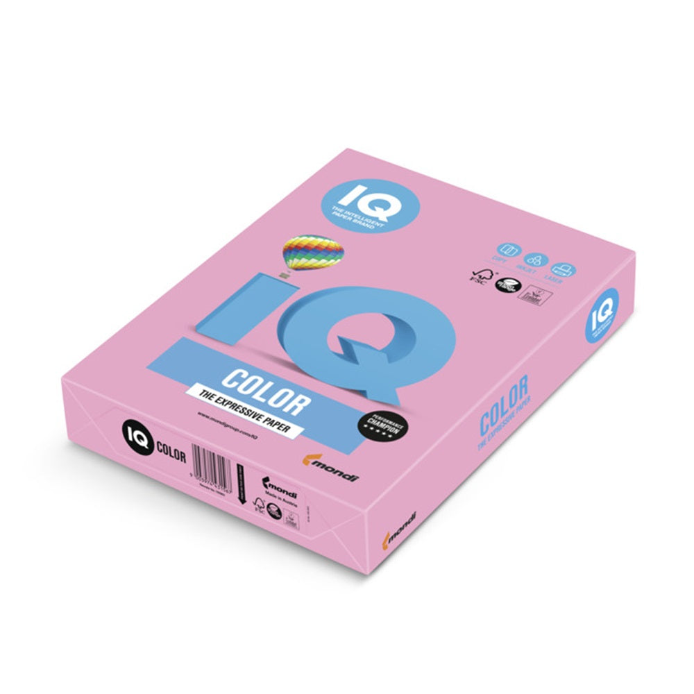 Másolópapír, színes, A4, 80g. IQ PI25 500ív/csomag, pasztell pink kép