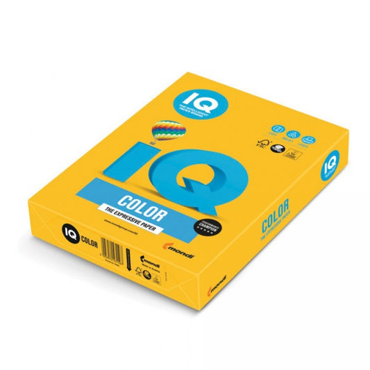 Másolópapír, színes, A4, 80g. IQ SY40 500ív/csomag, intenzív napsárga kép