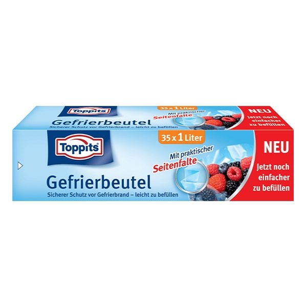 Mélyhűtő tasak TOPPITS 1L-es 40 darabos