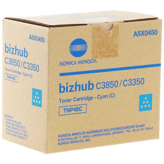 Minolta TNP48 toner cyan ORIGINAL kép
