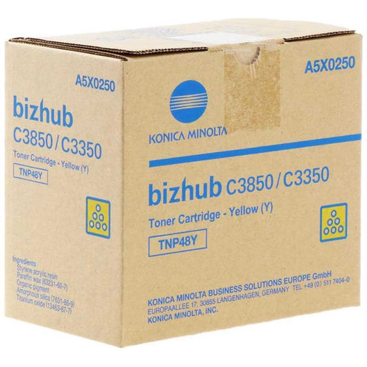 Minolta TNP48 toner yellow ORIGINAL kép