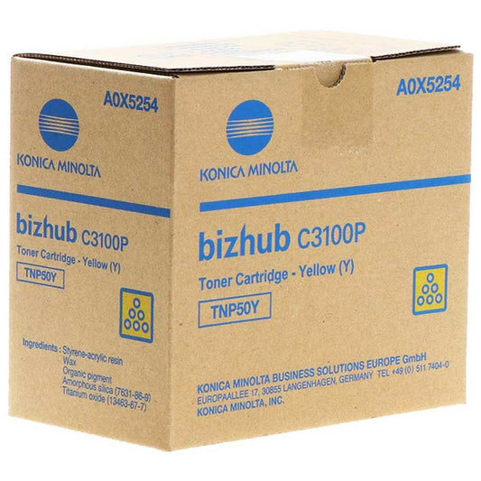 Minolta TNP50 toner yellow ORIGINAL kép