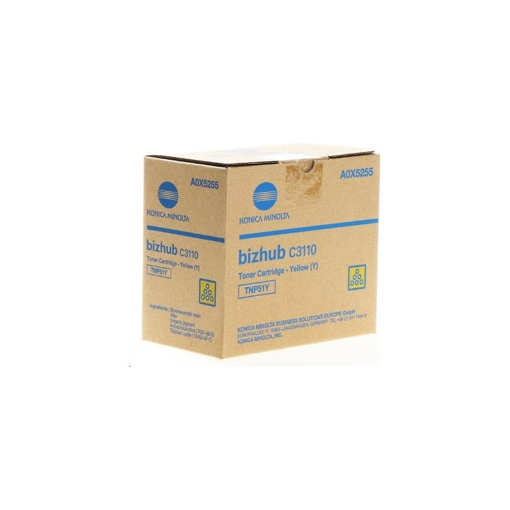 Minolta TNP51 toner yellow ORIGINAL 5K kép