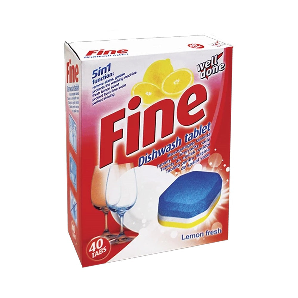 Mosogatógép tabletta 40 x 20 g /doboz Fine 5 in1 kép