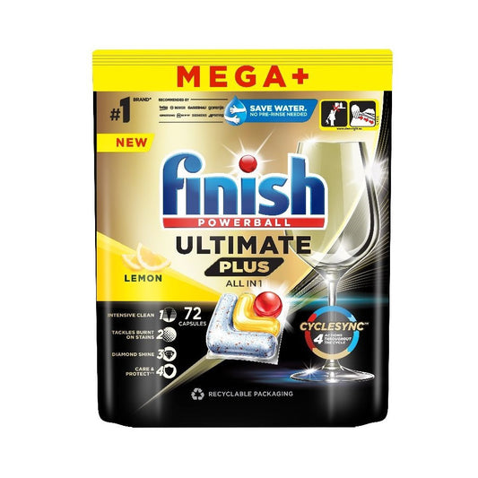 Mosogatógép tabletta 72 db/doboz Finish Ultimate Plus All in 1 Lemon kép