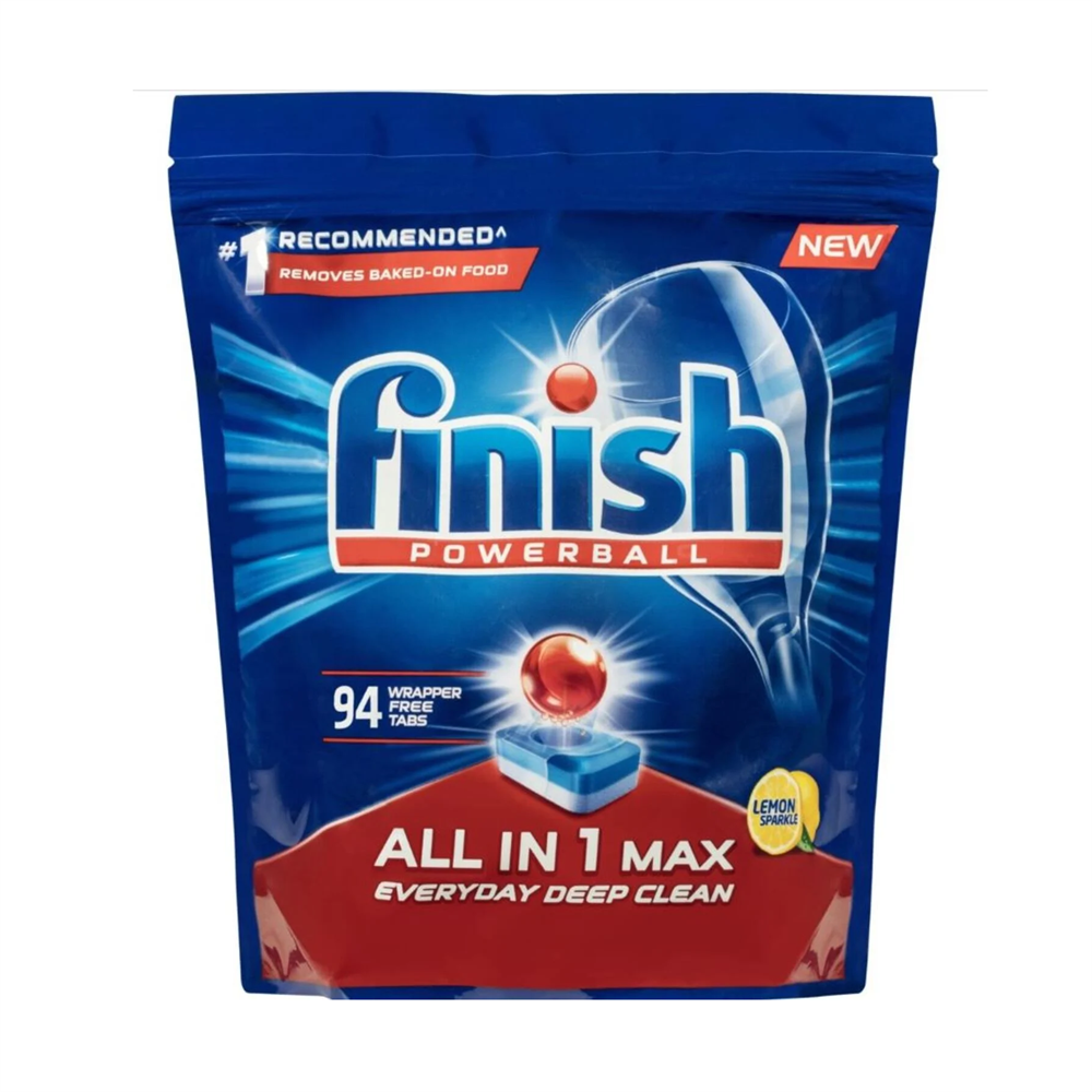 Mosogatógép tabletta 94 db/doboz Finish All in Max Lemon kép