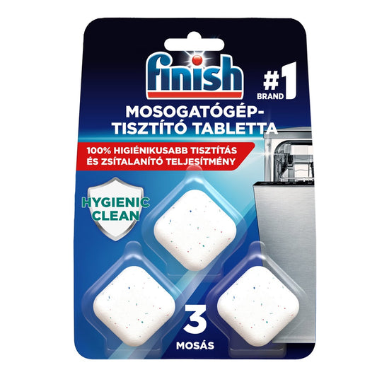 Mosogatógép tisztító tabletta 3 db/csomag Finish kép
