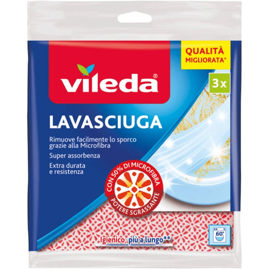 Mosogatókendő 3 db/csomag 50% mikroszállal Vileda kép