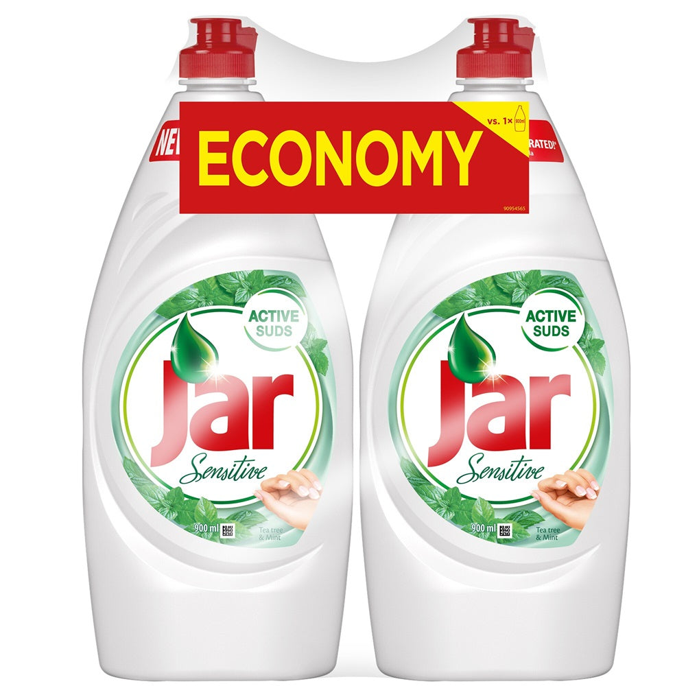 Mosogatószer 2 x 900 ml kézi duopack Jar TeaTree&Mint kép