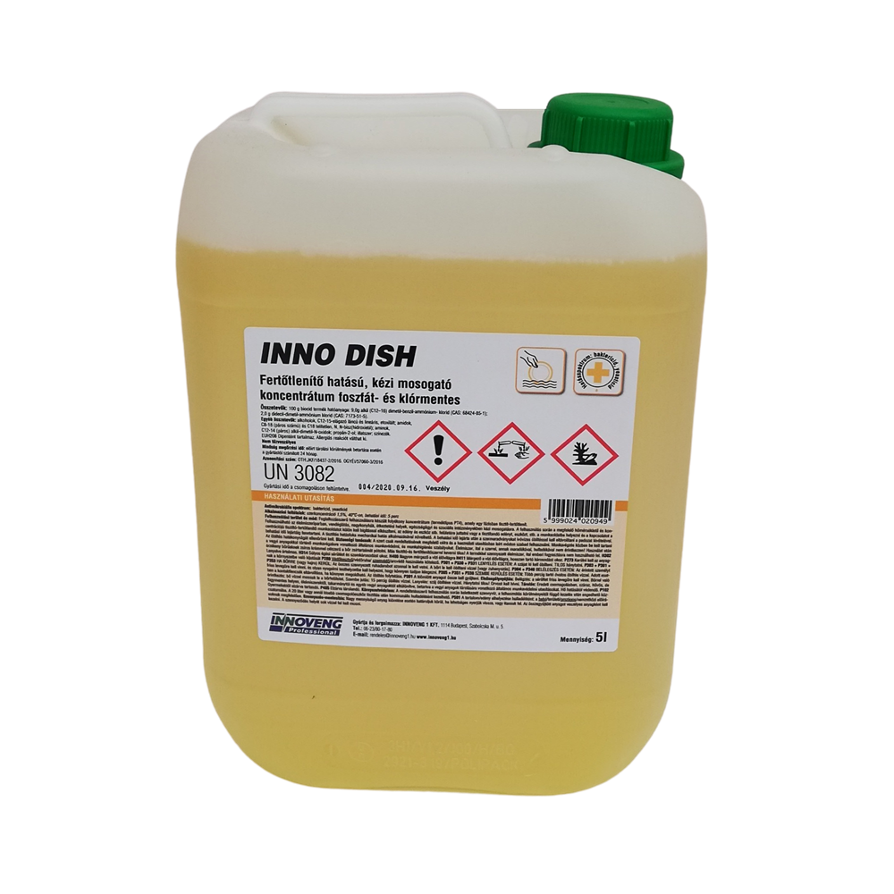 Mosogatószer 5 liter kézi fertőtlenítő hatással Inno-Dish kép