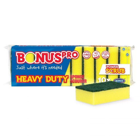 Mosogatószivacs 10 db/csomag BonusPRO Heavy Duty B520 kép