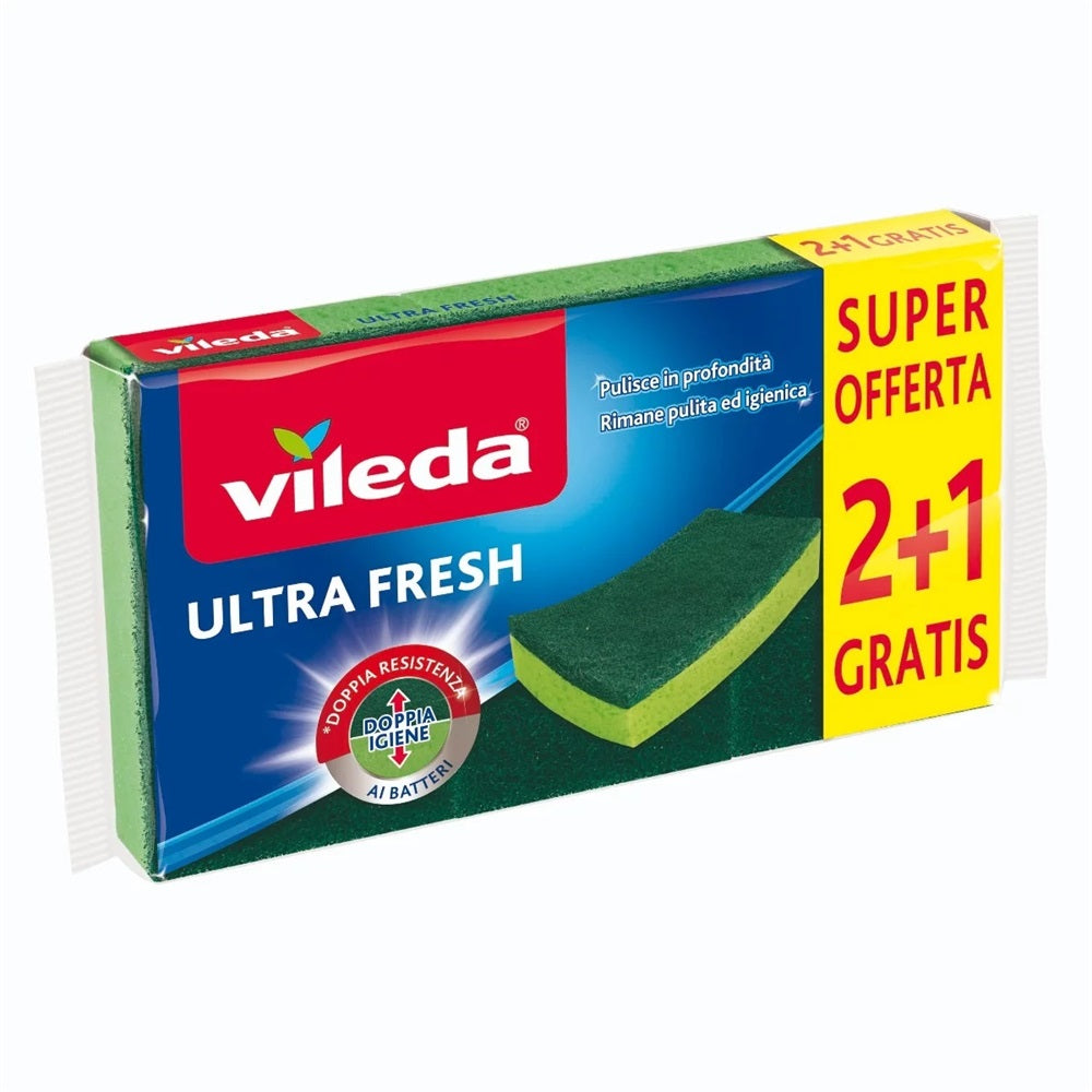 Mosogatószivacs 2+1 Ultra Fresh Vileda_F17687 kép