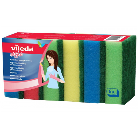 Mosogatószivacs 6 db/csomag Vileda Rainbow_F25096 kép
