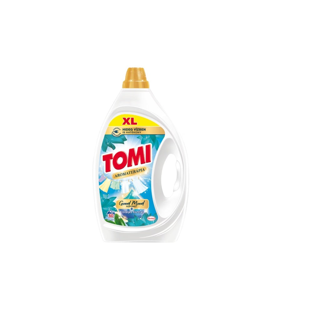 Mosógél 2,25 liter (50 mosás) fehér ruhákhoz Tomi Aromaterápia Lótusz&Mandula kép