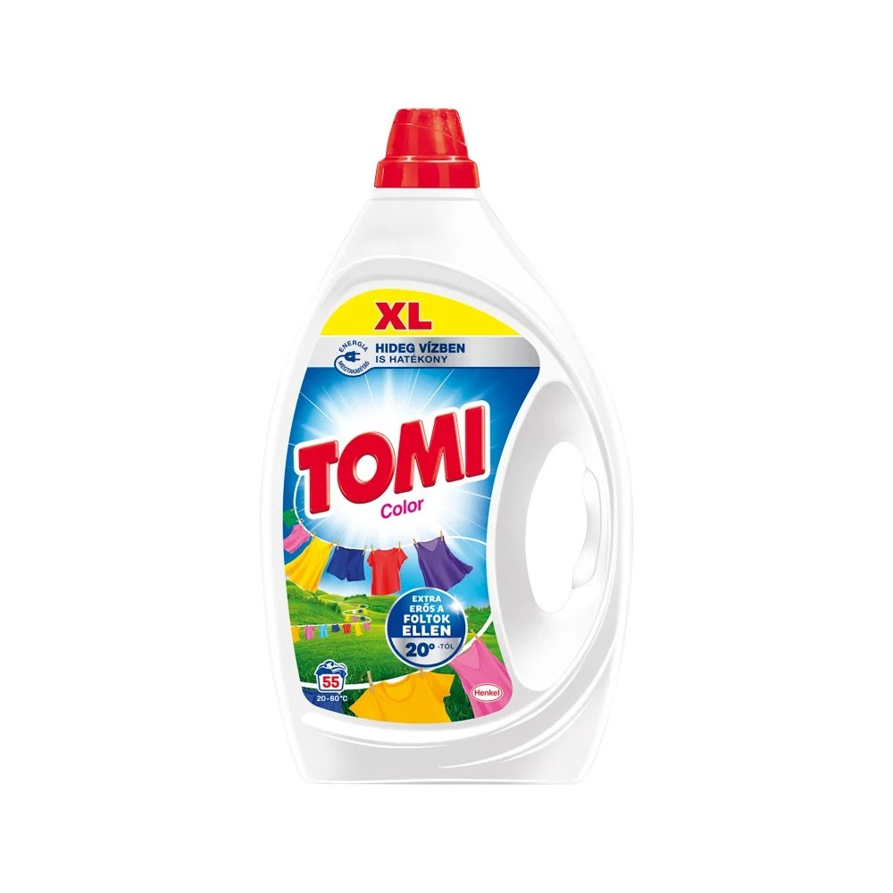 Mosógél 2,475 liter (55 mosás) színes ruhákhoz Tomi Color kép
