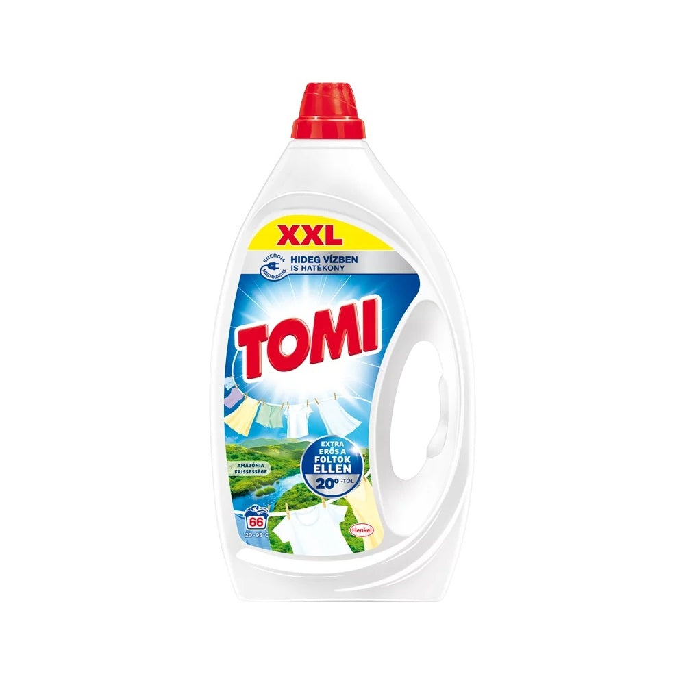 Mosógél 2,97 liter (66 mosás) fehér és világos ruhákhoz Tomi Amazónia kép