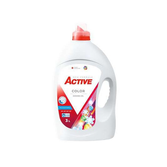 Mosógél 3 liter (60 mosás) színes ruhákhoz Active color kép