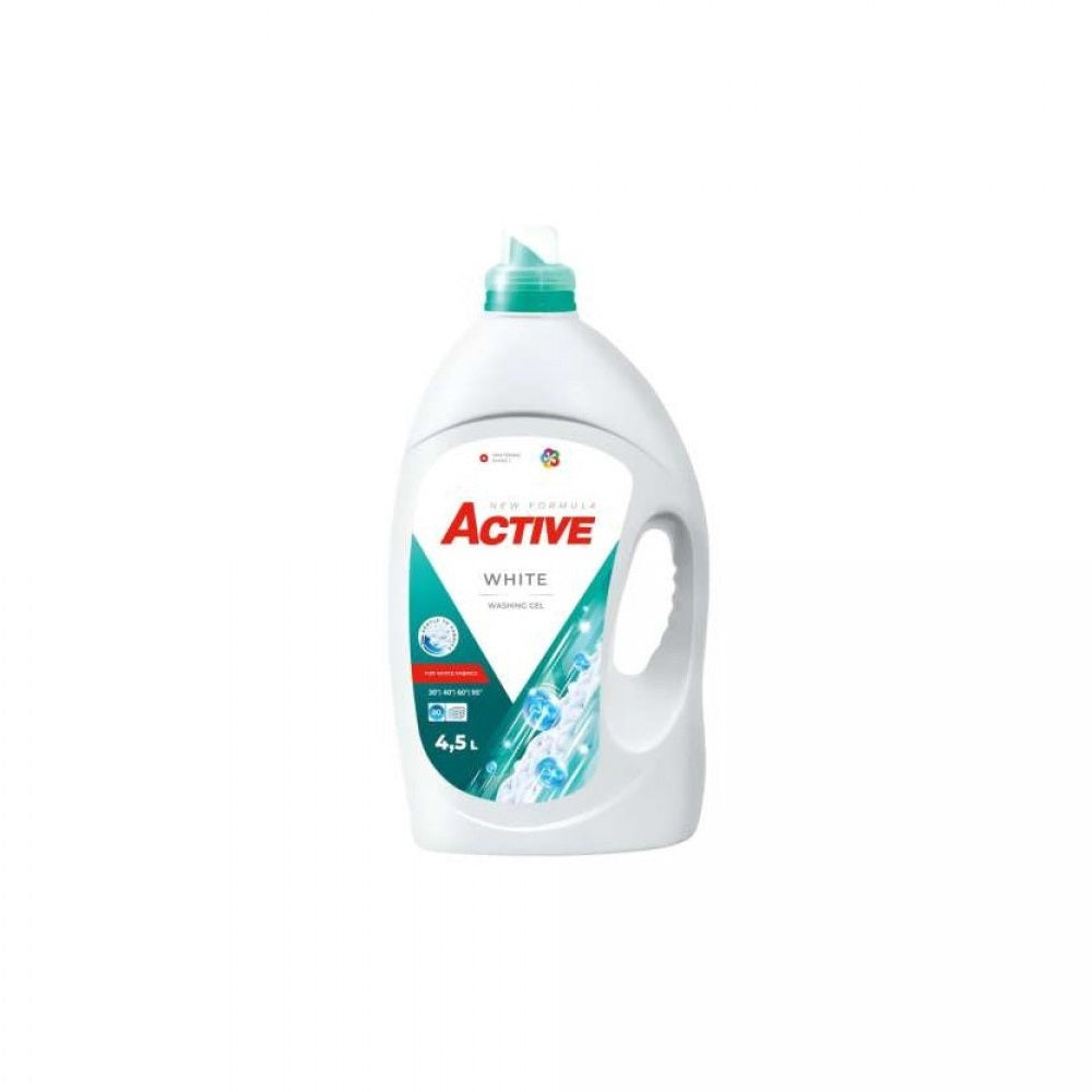 Mosógél 4,5 liter (90 mosás) fehér ruhákhoz Active White kép