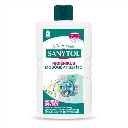 Mosógéptisztító folyadék 250 ml Sanytol kép
