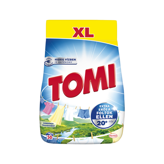 Mosópor 2,75 kg (50 mosás) fehér ruhákhoz Tomi Amazonia kép