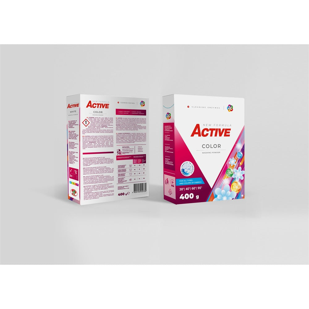 Mosópor 400 g (6 mosás) színes ruhákhoz Active Color kép