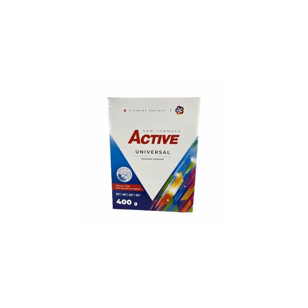 Mosópor 400 g (6 mosás) zsákos színes és fehér ruhákhoz Active Universal kép