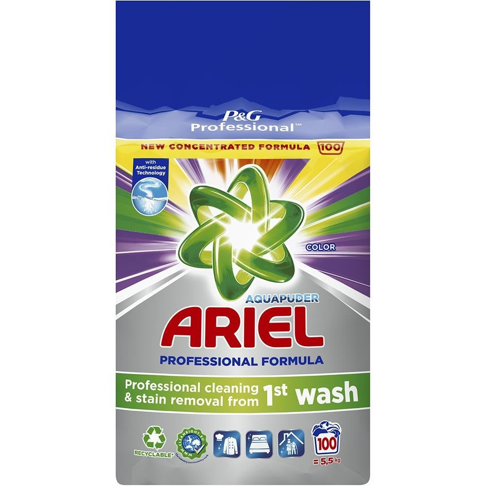 Mosópor 5,5kg (100 mosás) színes ruhákhoz Ariel Professional Color kép