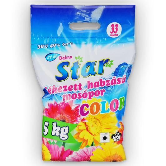Mosópor 5 kg (33 mosás) színes ruhákhoz Dalma Star kép