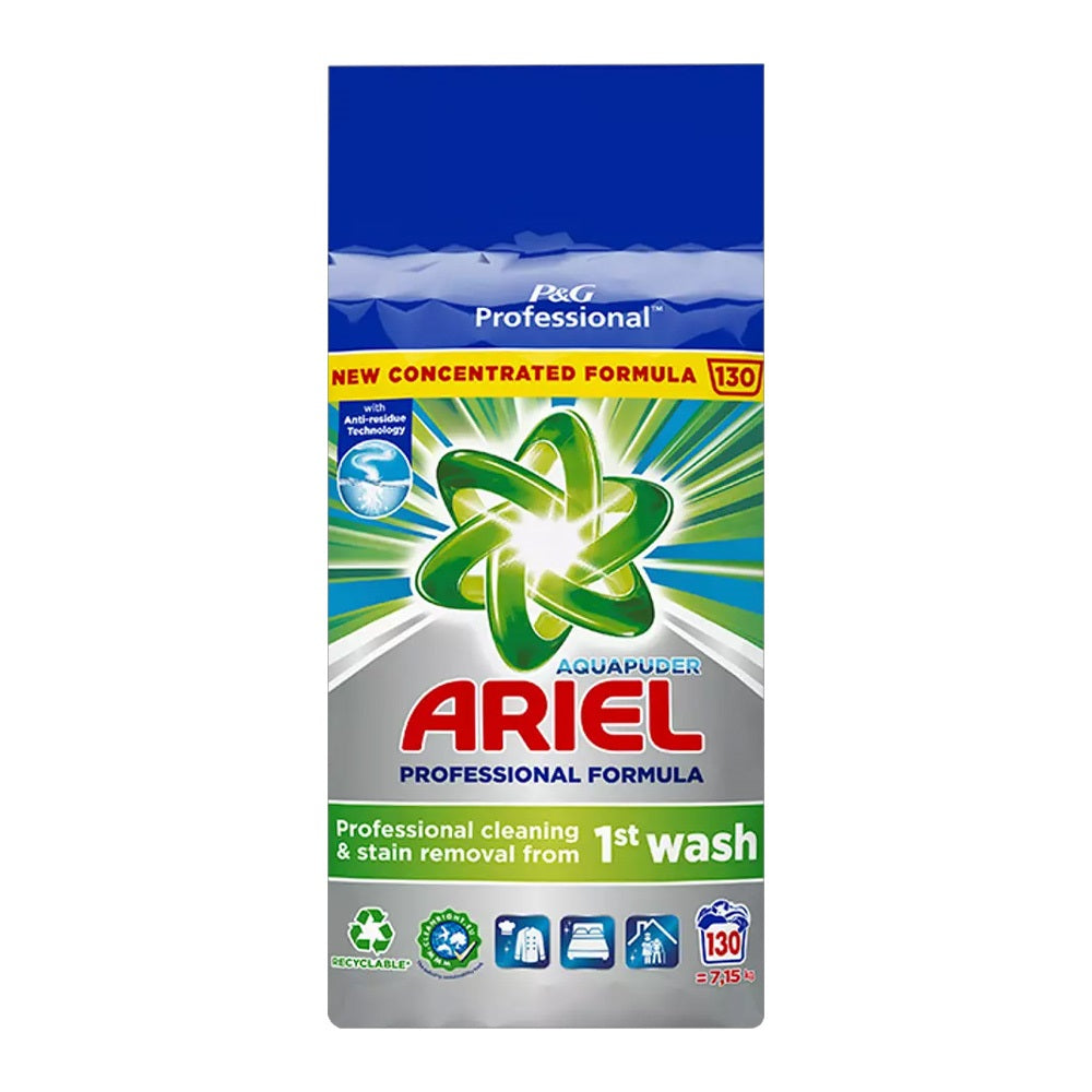Mosópor 7,15 kg (130 mosás) fehér ruhákhoz Ariel Professional kép