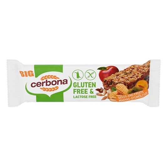 Müzliszelet CERBONA gluténmentes magvas-gyümölcsös 35 g